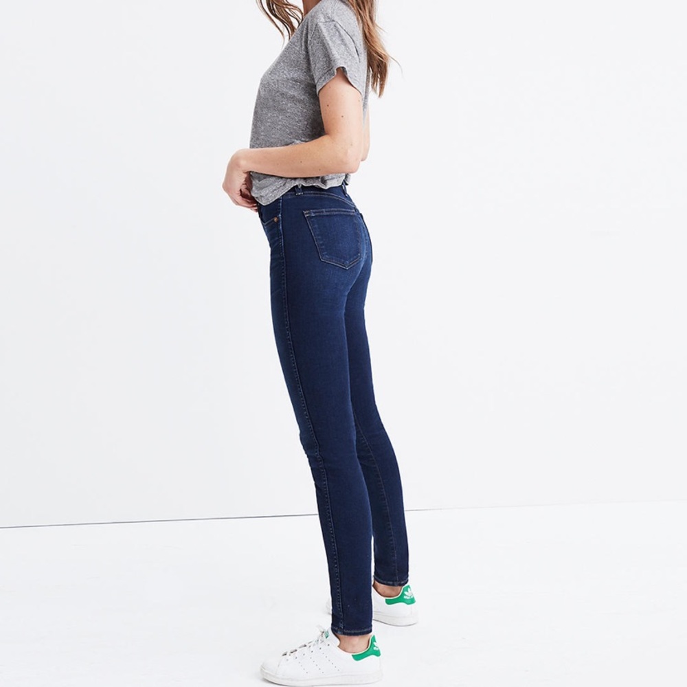 New with tags: Madewell 10” high-rise skinny, size 30P